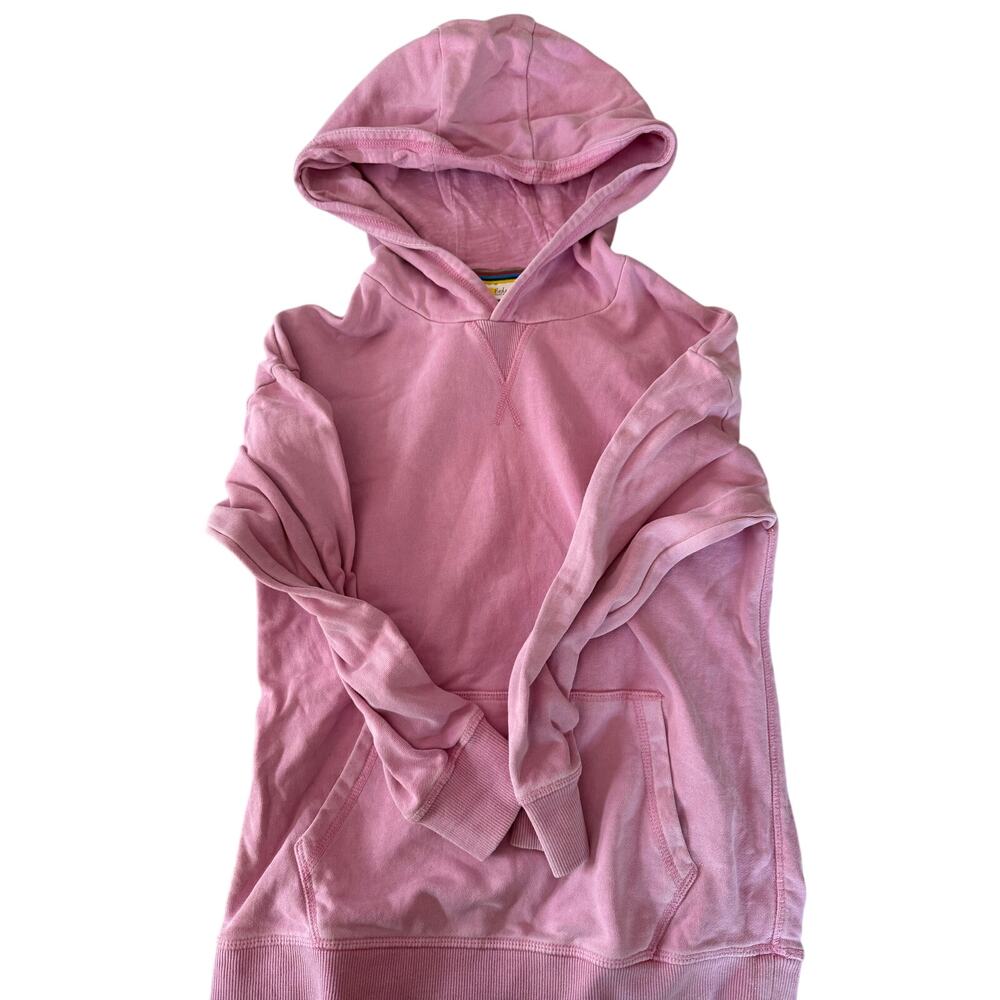 Mini Boden pink hoodie sweatshirt size 7/8